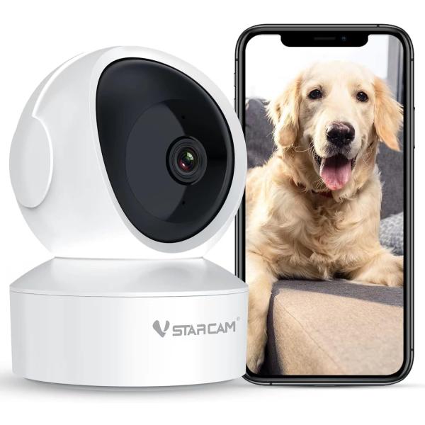 防犯カメラ ワイヤレス CS49 VStarcam 見守りカメラ 1080P フルHD WiFi対応...
