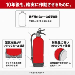 2026年製 消火器 10型 業務用 モリタ宮...の詳細画像5