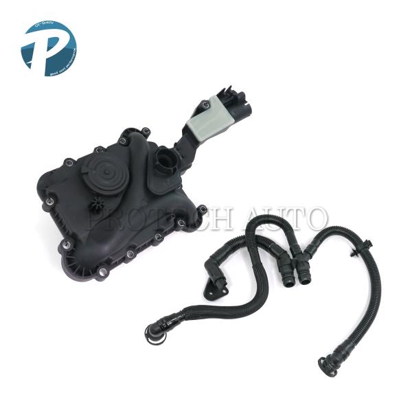 AUDI A8 4H/D4 Q7 4L クランクケース ブリーザーバルブ/オイルセパレーター ホース...