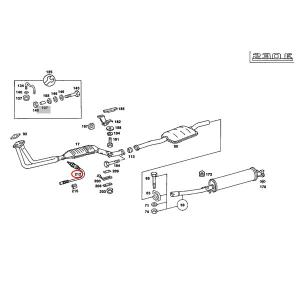 純正OEM BOSCH製 ベンツ W126 セ...の詳細画像2