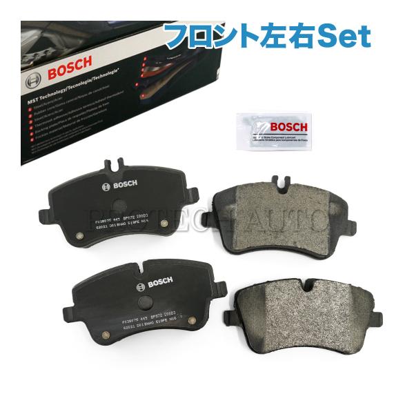 BOSCH製 ベンツ SLK R171 QuietCast フロント プレミアムディスクブレーキパッ...