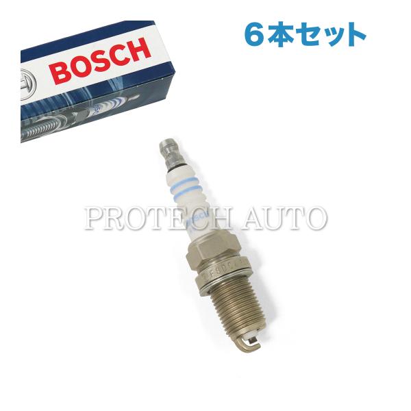 BOSCH製 ベンツ R129 SL スパークプラグ 6本 M104 直6 エンジン用F8DC4 0...