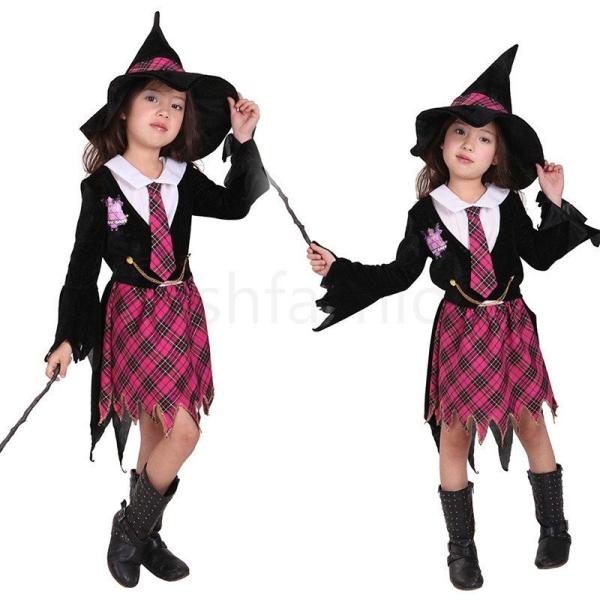 新品 ハロウィン衣装 子供 キッズ コスプレ 魔法師 魔法使い 巫女 魔女 妖精 妖怪 魔法学院 制...