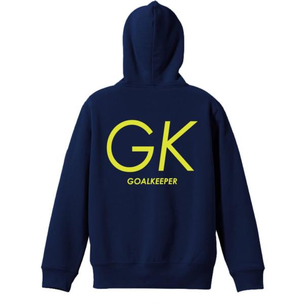 ハンドボール パーカー GK GOALKEEPER シンプルポジション XS-XL ジップ 練習着 ...