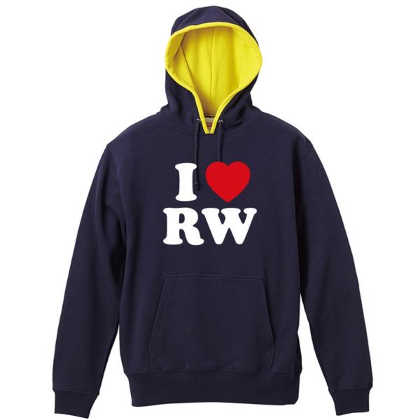 ハンドボール パーカー I LOVE RW XS-XL プルオーバー 練習着 (プロテッジ)