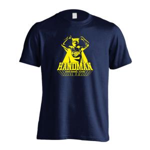 ハンドボール Tシャツ ウェア 半袖 アメコミ風 HANDMAN XS-XL 練習着 (プロテッジ)