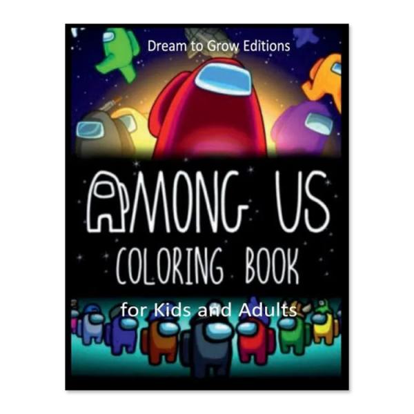 【洋書】アモングアス カラーリングブック ぬりえ Among Us: Coloring book f...