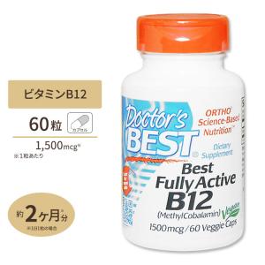 ビタミンB12 1500mcg 60粒 Doctor's BEST（ドクターズベスト） サプリメント サプリ｜proteinusa