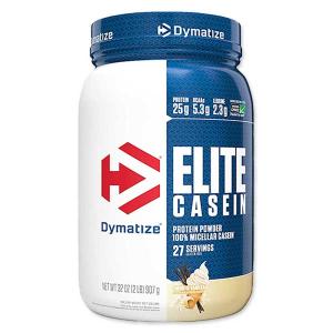 ダイマタイズ エリート カゼインプロテイン スムースバニラ味 2lb 907g 約27回分 Dymatize Elite Casein｜proteinusa