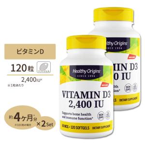 バリュー2個セット ビタミンD3 2400IU 120粒 supplement