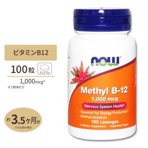 メチルB-12 1000mcg 100粒 NOW Foods ナウフーズ｜proteinusa