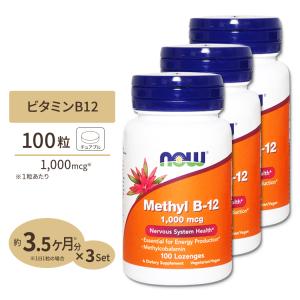 メチルＢ-12　1000mcg 100粒 3個セット｜proteinusa