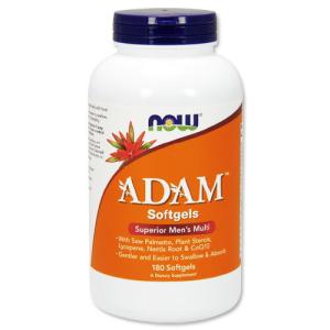 【プロバスケチーム愛用】ナウフーズ アダム メンズマルチビタミン 180粒 ソフトジェル NOW Foods Adam Men's Multiple Vitamin ミネラル