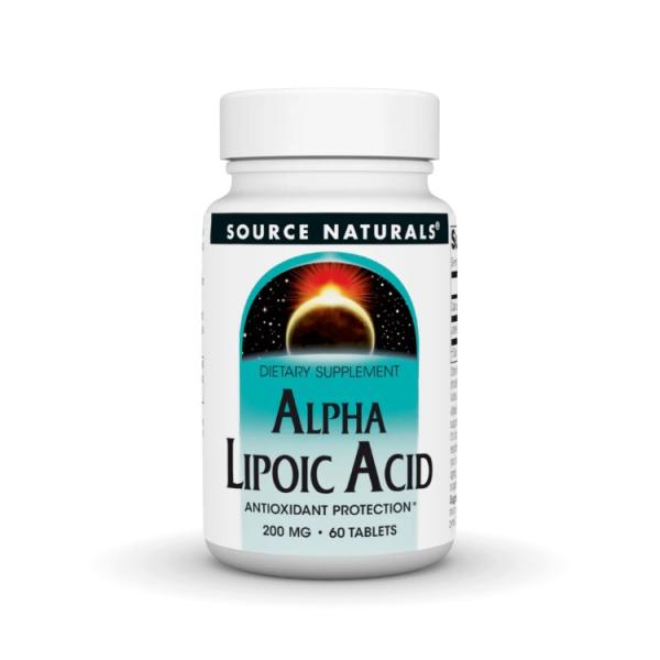 ソースナチュラルズ アルファリポ酸 200mg 60粒 Source Naturals Alpha ...