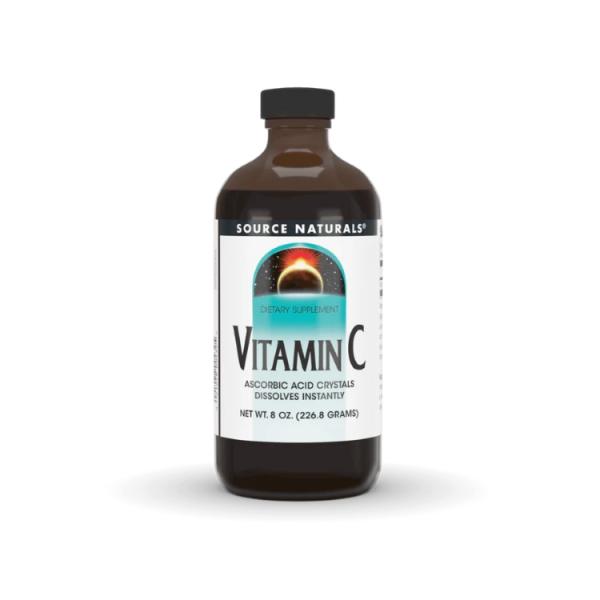 ソースナチュラルズ ビタミンC アスコルビン酸 227g クリスタル Source Naturals...
