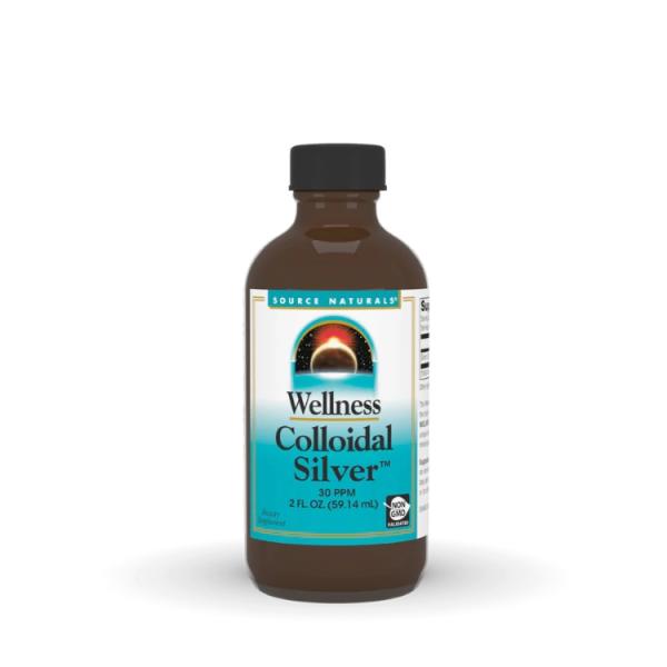 ソースナチュラルズ ウェルネス コロイダルシルバー 30ppm リキッド 59mL Source N...