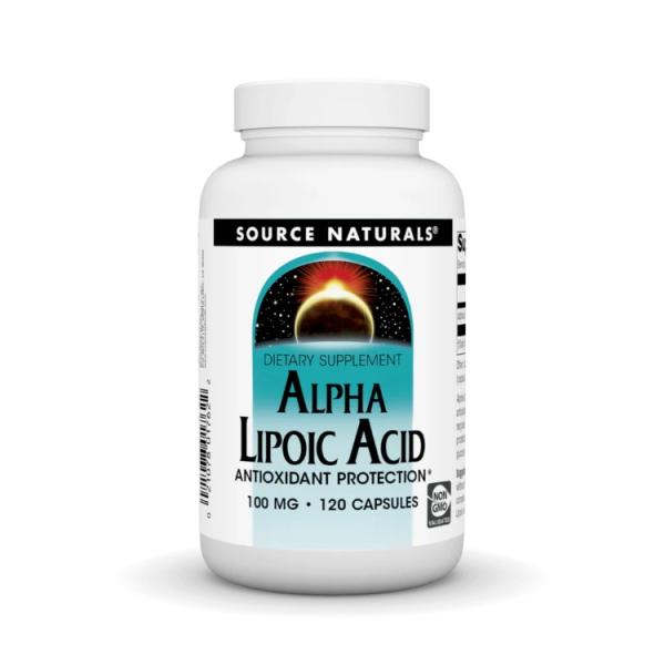 ソースナチュラルズ アルファリポ酸 100mg 120カプセル Source Naturals Al...