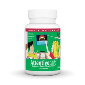 ソースナチュラルズ アテンティブチャイルド 120粒 Source Naturals Attentive Child・120 Tablet 【お取り寄せ商品】【 お取り寄せ