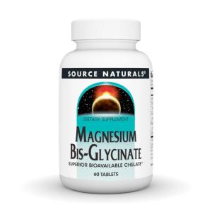 ソースナチュラルズ マグネシウム ビスグリシネート 60粒 Source Naturals Magnesium Bis-Glycinate 60 Tablet お取り寄せ