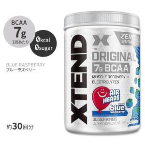 エクステンド オリジナル BCAA パウダー エアヘッズ ブルーラズベリー 423g (15oz) ...