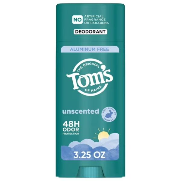 トムズ オブ メイン 無香料 ナチュラル デオドラント アルミニウムフリー 男女兼用 92g Tom...