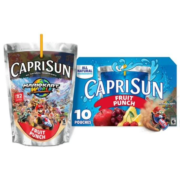 カプリサン フルーツパンチ フレーバージュースドリンク 177ml 10本 Capri Sun Fr...