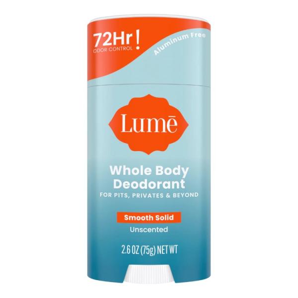 ルーム ホールボディ デオドラント スムース ソリッドスティック 女性用 無香料 75g Lume ...
