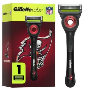 [限定版]ジレットラボ メンズカミソリ タンパベイバッカニアーズ公式デザイン 本体 替刃1個付 Gillette Labs Official Buccaneer お取り寄せ