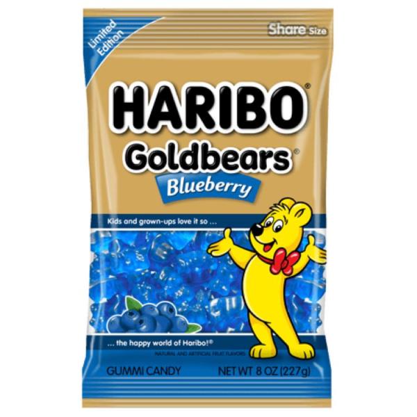 ハリボー ゴールドベア グミ ベア ブルーベリー 227g シェアバッグ Haribo Goldbe...