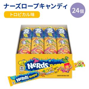 ナーズ ロープ グミ キャンディ トロピカル 26g  24個入り Nerds Rope Tropical つぶつぶ アメリカ お菓子 話題 ASMR