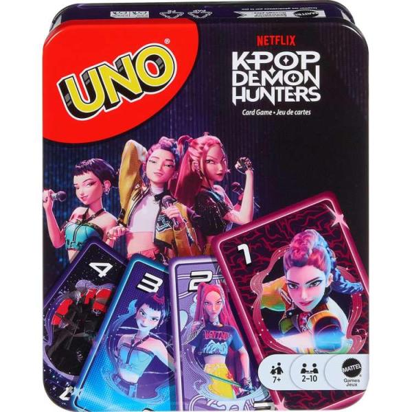お取り寄せ マテルゲーム UNO Netflix KPopデーモンハンターズ カードゲーム ゴールデ...