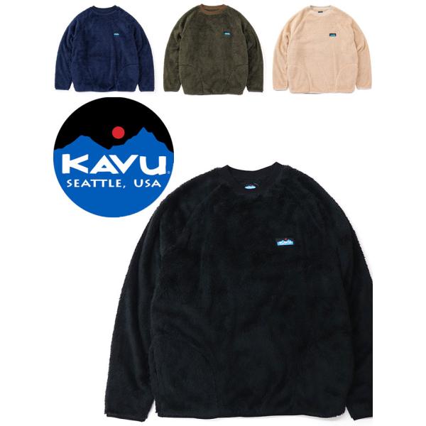 KAVU カブー シャギークルー 19822313 メンズ フリース プルオーバー クルーネック ボ...