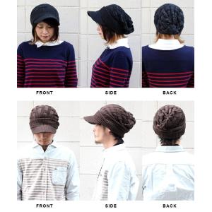 Regnuu つば付きニット帽 14色展開 メ...の詳細画像4