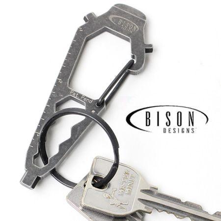 キーホルダー キャンプ BISON DESIGNS バイソンデザイン KOOL TOOL KLIP-...