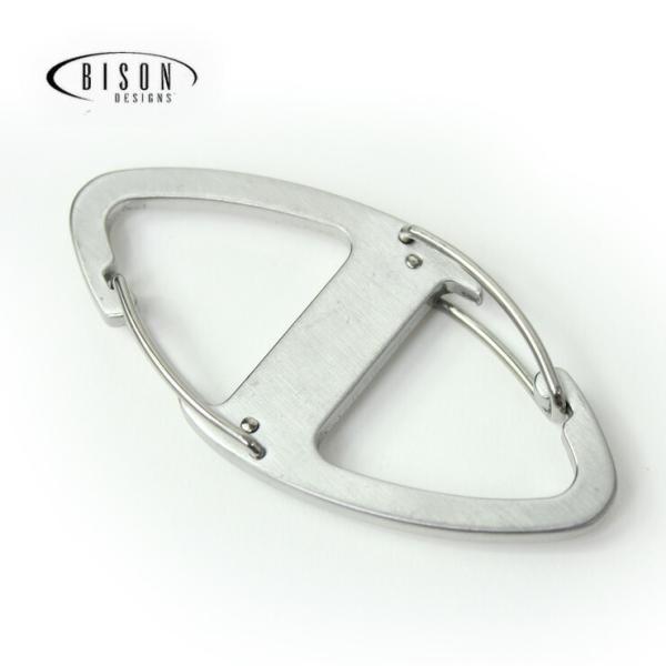 バイソンデザインズ BISON DESIGNS ステンレス 8cm カラビナ 13SSD カラビナ ...