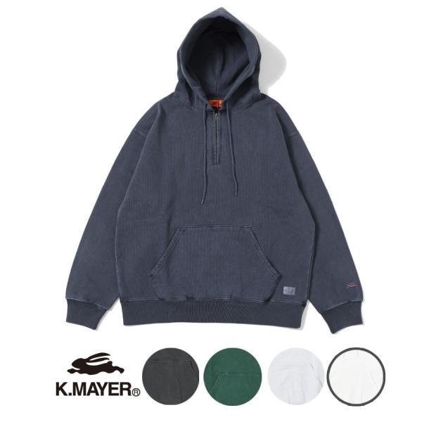 KRIFF MAYER クリフメイヤーヘビーウェイトピグメントハーフZIP 2425805 パーカー...