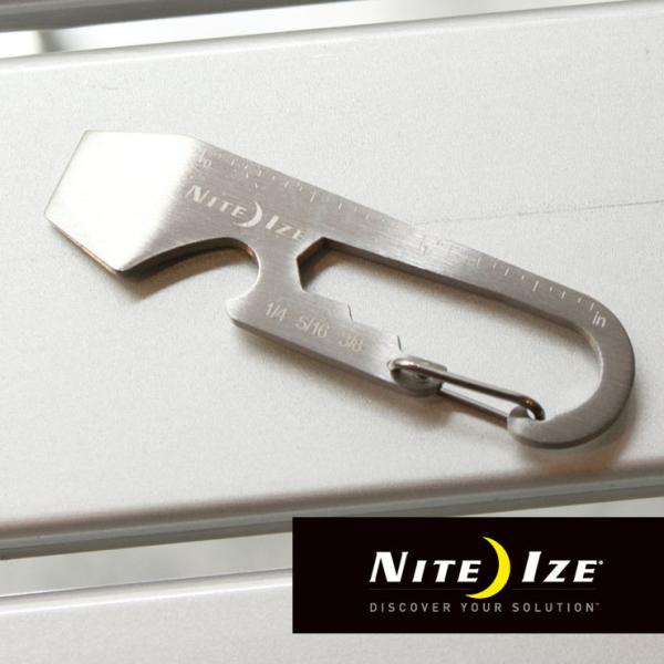 NITEIZE ナイトアイズ DOOHICKEY キーホルダー カラビナ 栓抜き ドライバー レンチ...