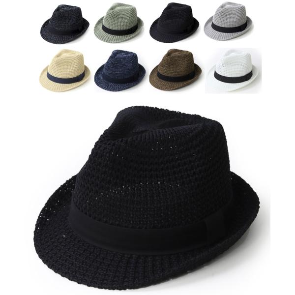 折りたたみ可能 Regnuu 麦わら帽子 中折れハット 大きいサイズ UVカット アウトドア 軽量 ...