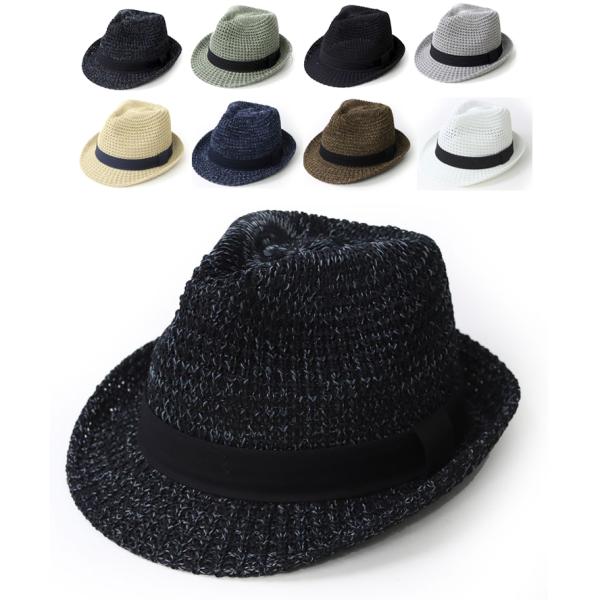 折りたたみ可能 Regnuu 麦わら帽子 中折れハット 大きいサイズ UVカット アウトドア 軽量 ...