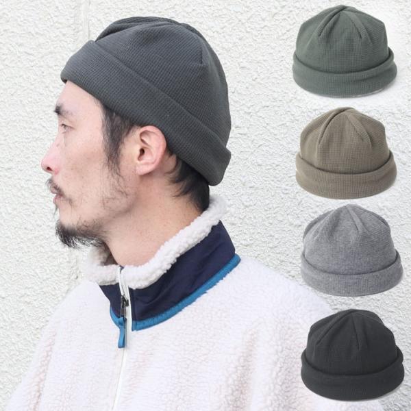 爆買 / ニット帽 メンズ レディース ワッフルロール ニット ワッチ 大きいサイズ キャップ ツバ...