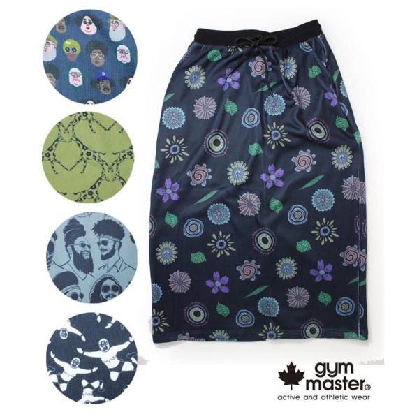 ジムマスター レディース スカート gym master ニットフリースハッピーペイントスカート レ...