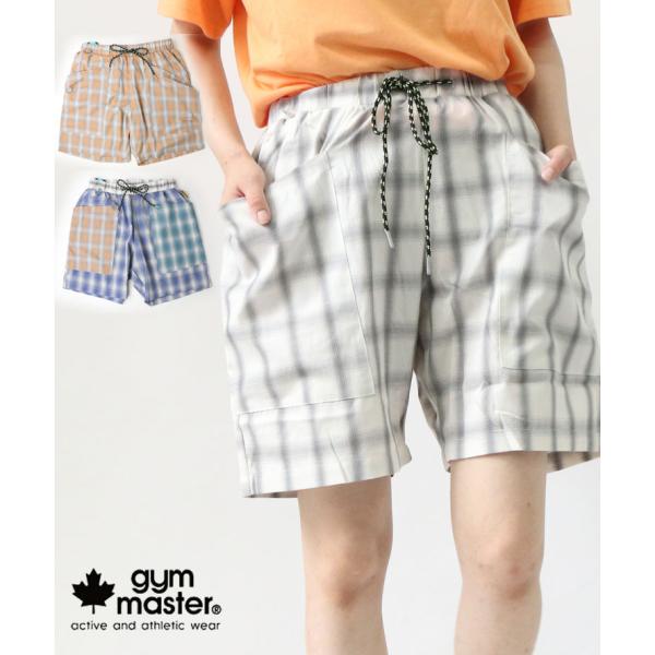 gym master ジムマスター オンブレチェック ガーデニングショーツ  ショートパンツ メンズ...