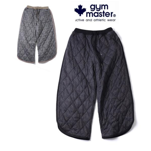 gym master ジムマスター ジャガードキルトラウンドカットパンツ G621777 キルティン...
