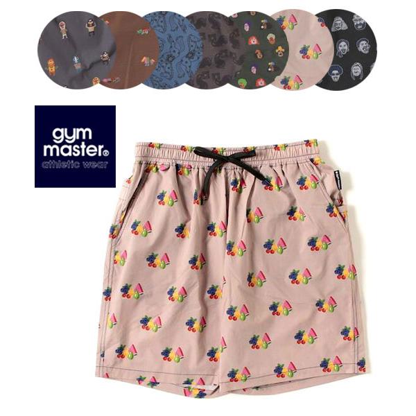 ショートパンツ メンズ 春夏 gym master ジムマスター ハッピーペイントショーツ G733...