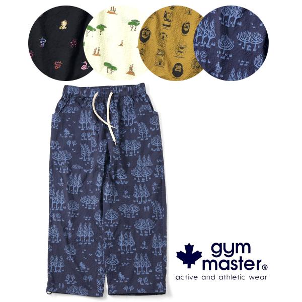 gym master ジムマスター 総柄シアサッカーハッピーペイントパンツ G733766 メンズ ...