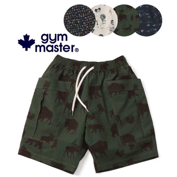 爆買 / gym master ジムマスター ショートパンツ メンズ ストライプドビーハッピーペイン...