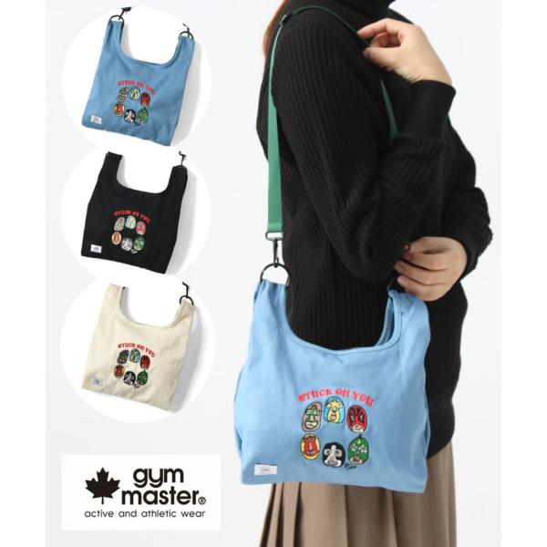 gym master ジムマスター 2WAY刺繍キャンバスミニショルダーSTUCK ON YOU G...