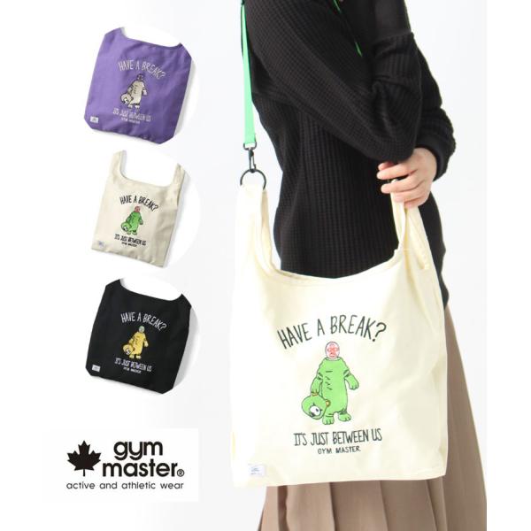gym master ジムマスター 2WAY刺繍キャンバスショルダーHAVE A BREAK G42...