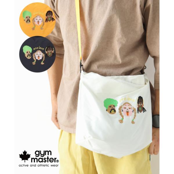 gym master ジムマスター 2WAY One Love 刺繍 ミニショルダー G521773...