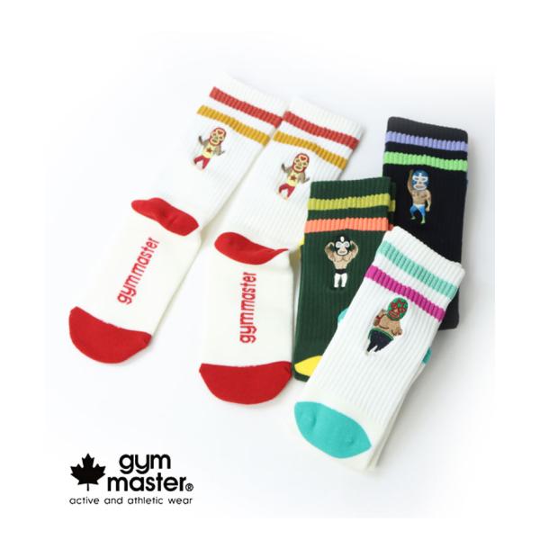 gym master ジムマスター リフレクションライン刺繍 ソックス 靴下 メンズ レディース 春...